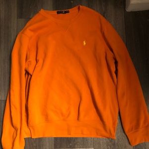 Orange Ralph Lauren Polo Sweatshirt